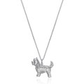 Scamper & Co Sterling Silver Yorkshire Terrier Pendant Necklace