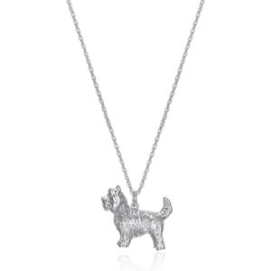 Scamper & Co Sterling Silver Yorkshire Terrier Pendant Necklace