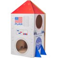 Frisco Spaceship Cardboard Cat House, 2-Story 