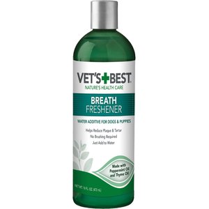 Vet's Best Breath Freshener Dog Dental Water Additive, 16-oz bottle
