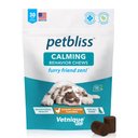 Vetnique Labs Petbliss Calming & Behavior Hickory Chicken Flavored Soft Chew Calming Supplement for Dogs, 30 count