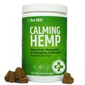 Pet MD Calming Chews with Hemp & Melatonin - Calming, Anxiety Relief, & Separation Relaxant with Chamomile & L-Tryptophan Dog Treats, 120 count