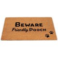 BirdRock Home Friendly Pooch' Coir Doormat