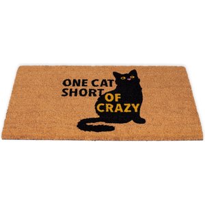 BirdRock Home One Cat Short' Coir Doormat