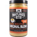 Nature's Diet Original Blend Beef Bone Broth Dry Dog & Cat Food Topping, 16-oz jar