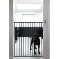 Scandinavian Pet Streamline Extra Tall Wall Mounted Dog Gate, Black
