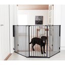 Scandinavian Pet FLEX Large Extra Tall Dog Safety Gate, Black
