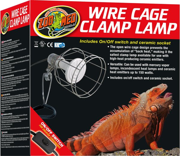 Zoo Med Wire Cage Clamp Reptile Lamp slide 1 of 1