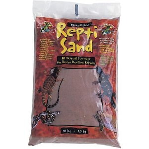 Zoo Med ReptiSand Reptile Sand, Red, 10-lb bag