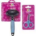 ConairPRO Metal Slicker Brush, Small + Cat Nail Clippers, X-Small