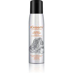 iGroom Gloss It Shine Dog Spray, 4-oz bottle, 2 count