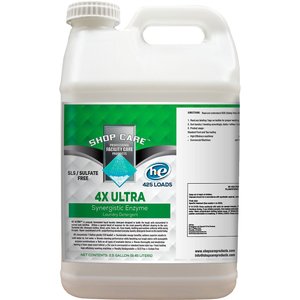 Shop Care 4X Ultra Synergistic Enzyme Laundry Detergent, 5-gal bottle, bundle of 2
