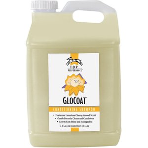 Top Performance GloCoat Conditioning Shampoo for Dogs, 2.5-gallon concentrate bottle, bundle of 2