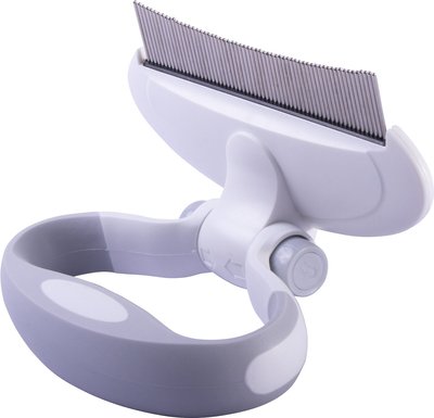 Pet Life Gyrater Travel Swivel Curved Dog & Cat Grooming Pin Comb, slide 1 of 1