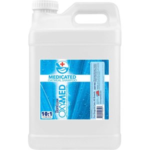 TropiClean OxyMed Medicated Anti-Itch Oatmeal Dog & Cat Shampoo, 2.5-gal bottle, bundle of 2