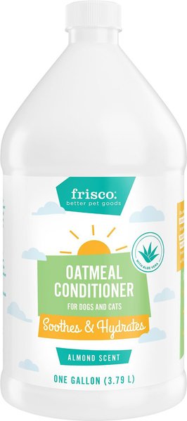 Frisco Oatmeal Dog & Cat Conditioner, Almond Scent, 1-gal bottle, bundle of 2 slide 1 of 5