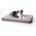 K&H Pet Products Quilt-Top Superior Orthopedic Dog Bed, Gray/Geo Flower, Large, 35 x 46 Inches