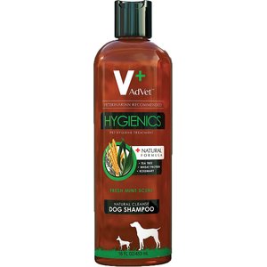 AdVet Hygienics Natural Cleanse Dog Shampoo, 16-oz bottle, bundle of 2