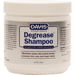 Davis Degrease Dog & Cat Shampoo, 16-oz bottle, 2 count