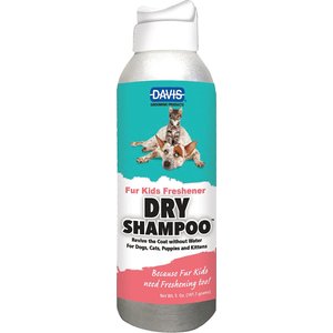 Davis Dry Dog & Cat Shampoo, 5-oz bottle, 2 count