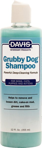 Davis Grubby Dog & Cat Shampoo, 12-oz bottle, 2 count slide 1 of 1