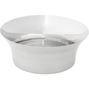 Frisco Flare Dog & Cat Bowl, 4.5-Cup, 2 count, Stainless Steel