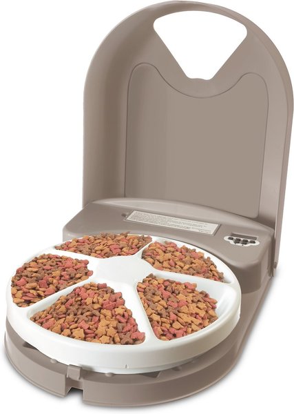PetSafe Eatwell 5-Meal Automatic Dog & Cat Feeder, 2 count slide 1 of 7