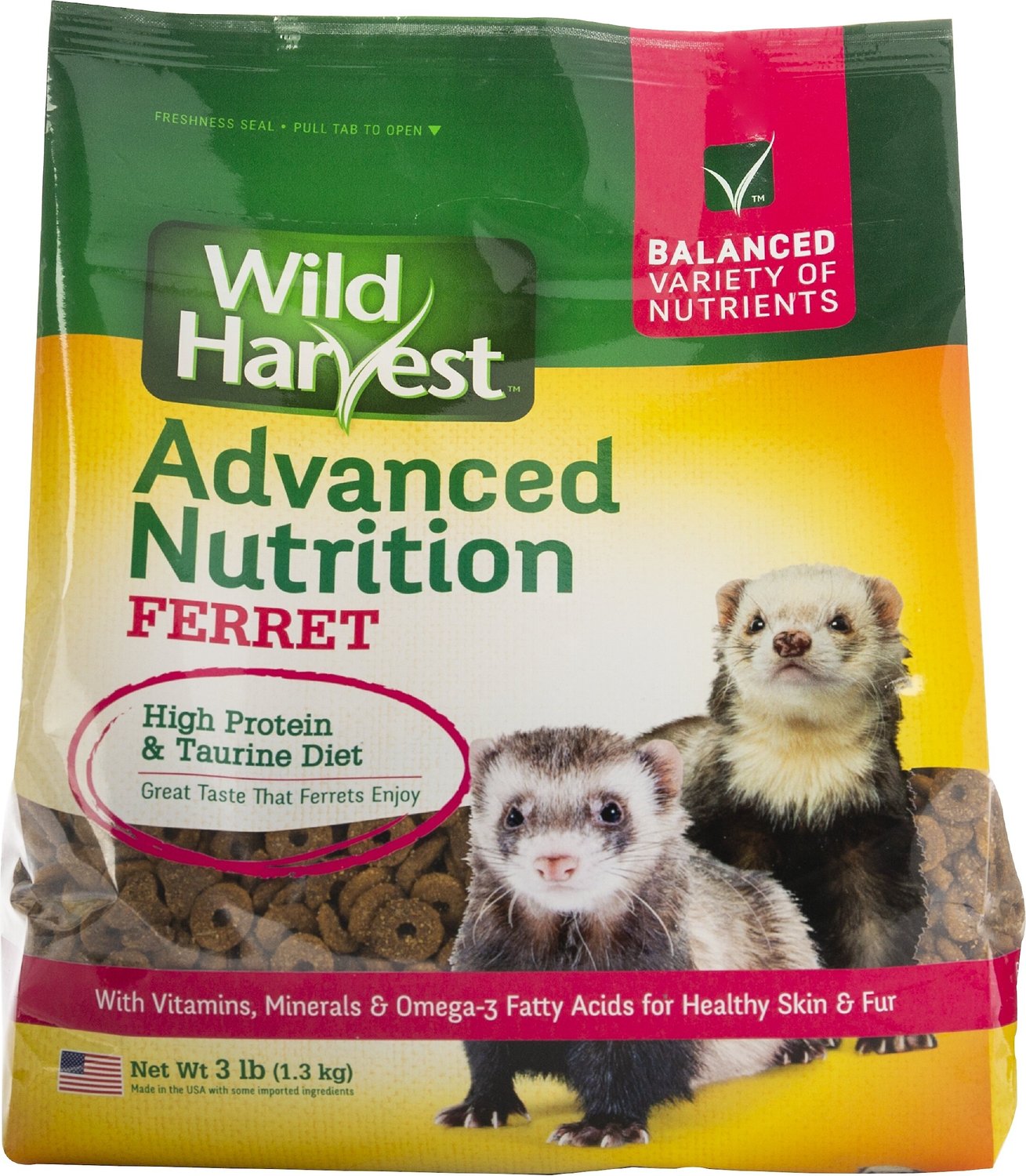 8. Wild Harvest Advanced Nutrition Ferret Food