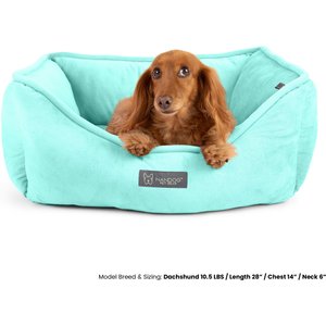 Nandog Reversible Design Cat & Dog Bed, Light Aqua