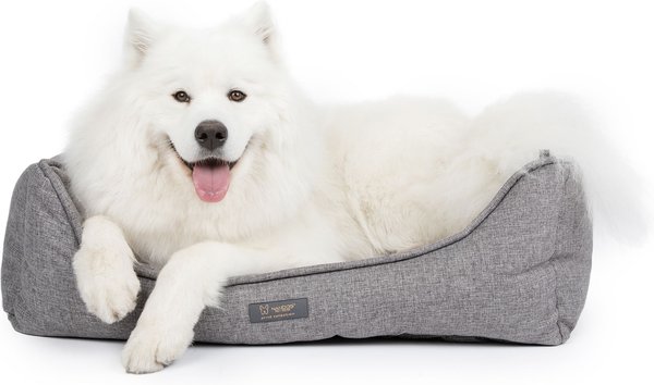 Nandog Poplin Fabric Dog Bed, Gray slide 1 of 4