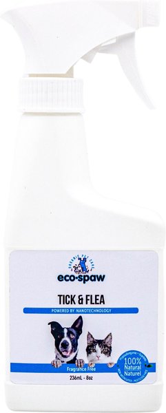 EcoSpaw Unscented Flea & Tick Dog & Cat Spray, 8-oz bottle slide 1 of 7