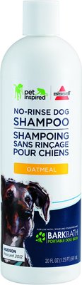 BARKBATH Oatmeal No-Rinse Dog Shampoo, 20-oz bottle, 2 pack, slide 1 of 1