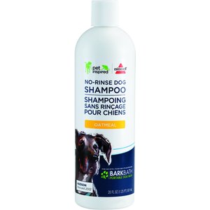 BARKBATH Oatmeal No-Rinse Dog Shampoo, 20-oz bottle, 2 count