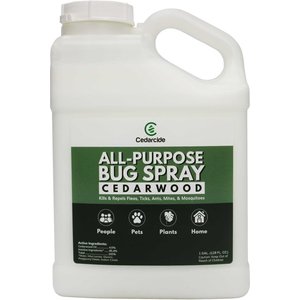 Cedarcide Cedarwood All-Purpose Dog & Cat Bug Spray, 128-oz bottle