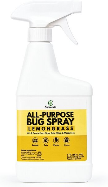 Cedarcide Lemongrass All-Purpose Dog & Cat Bug Spray, 16-oz bottle slide 1 of 3