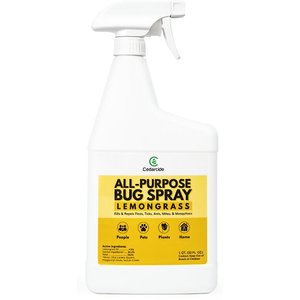 Cedarcide Lemongrass All-Purpose Dog & Cat Bug Spray, 32-oz bottle