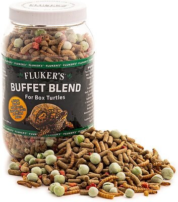 Fluker's Box Turtle Buffet Blend Reptile Food, slide 1 of 1