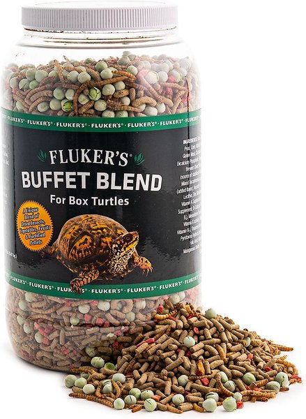 Fluker's Box Turtle Buffet Blend Reptile Food, 3.25-lb bag slide 1 of 4