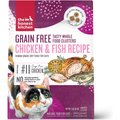 The Honest Kitchen Whole Food Clusters Grain-Free Chicken & Fish Dry Cat Food, 1-lb