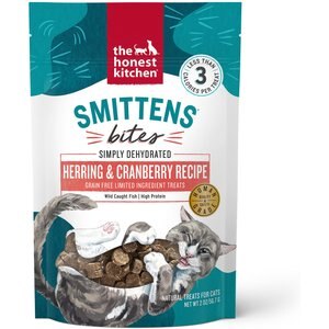 The Honest Kitchen Smittens Bites Round Herring & Cranberry Cat Treats, 2-oz