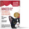 The Honest Kitchen Grain-Free Minced Salmon & Cod in Fish Broth Gravy Wet Cat Food, 5.5-oz, case of 12