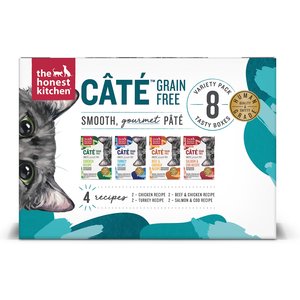 The Honest Kitchen Grain-Free Variety Pack Wet Cat Food, case of 8
