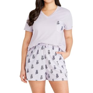 CON.STRUCT Cleo Women's Pajama Set, Lilac, X-Small