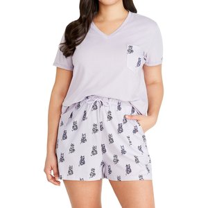 CON.STRUCT Cleo Women's Pajama Set, Lilac, X-Large