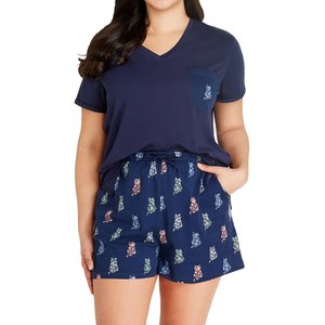 CON.STRUCT Cleo Women's Pajama Set, Navy, X-Large