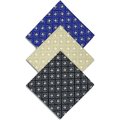 CON.STRUCT Paw Print Geo Face Bandana, 3 count, Kids, Taupe