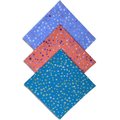 CON.STRUCT Scattered Paws Face Bandana, 3 count, One Size, Berry