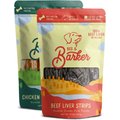 Beg & Barker Chicken Breast & Beef Liver Strips Dog Jerky Treats, 10-oz bag, case of 2