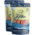 Beg & Barker Double Turkey Breast Strips Dog Jerky Treats, 10-oz bag, case of 2