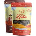 Beg & Barker Pork Loin & Beef Liver Strips Dog Jerky Treats, 10-oz bag, case of 2